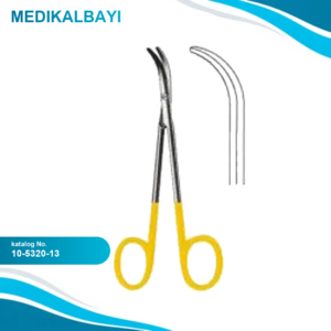 10.5320.13 Fomon Diseksiyon Makası Eğri 13.5cm TC
