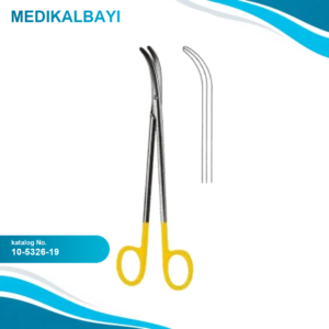 10.5326.19 Thorek Operasyon Makası Eğri 19cm TC