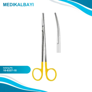 10.5337.15 Metzenbaum Makas Eğri 15cm TC