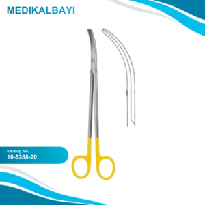 10.5388.20 Metzenbaum Thorek Makas Eğri 20cm TC