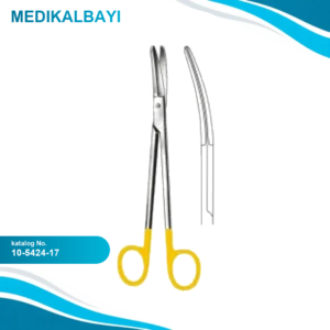 10.5424.17 PRINCE Tonsil Makası Eğri 17cm TC