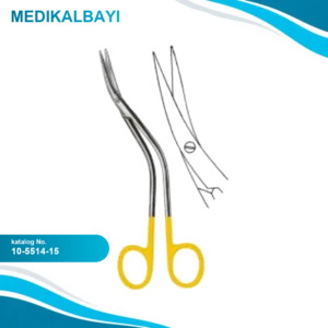10.5514.15 DeBakey vasküler Makas 15.5cm TC