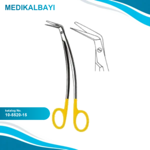 10.5520.15 Favaloro Toraks/Vasküler Makas 90ø 15cm TC