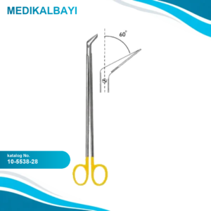 10.5538.28 DeBakey Vasküler Makas 28cm 60ø TC