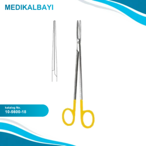 10.5600.18 Toennis Diseksiyon Makası Düz 18cm TC