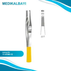 11.5168.12 Lanes Forseps 2x3T 12.5cm TC