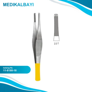 11.5180.18 Ramsay Forseps 2x3T, 18cm TC