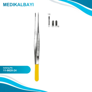 11.5620.24 DeBakey Forseps 6x12T, 1.5mm, 24cm TC