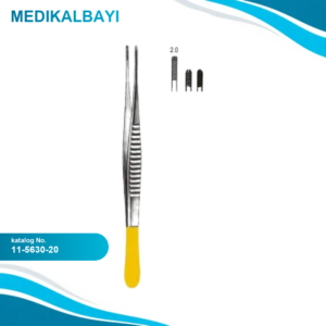11.5630.20 DeBakey Forseps 2x4T, 2.0mm, 20cm TC