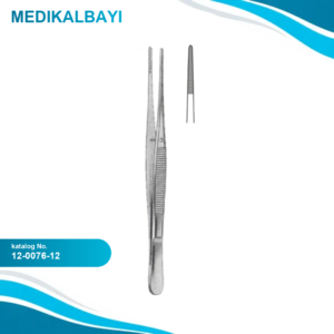 12.0076.12 Semken Forseps Düz 12.5cm