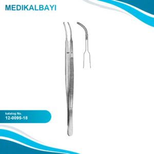12.0095.18 Gerald Forseps Eğri 18cm