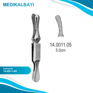 14.0011.05 Dieffenbach Bulldog Hemostatik Forseps Eğri 5cm