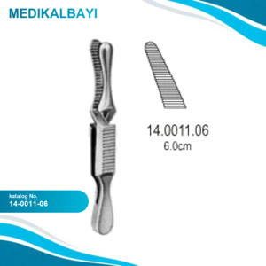 14.0011.06 Dieffenbach Bulldog Klemp Eğri 6.0cm