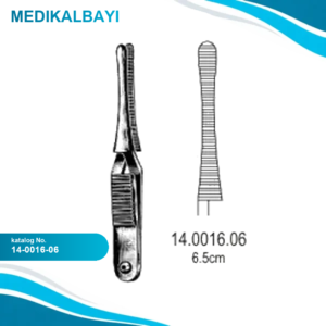 14.0016.06 Johns-Hopkins Hemostatik Forseps Düz 6.5cm