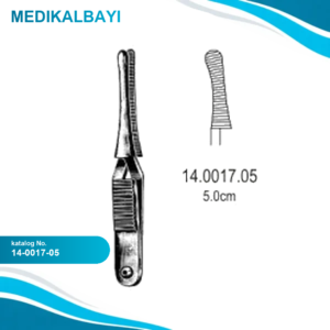 14.0017.05 Johns-Hopkins Hemostatik Forseps Eğri 5cm