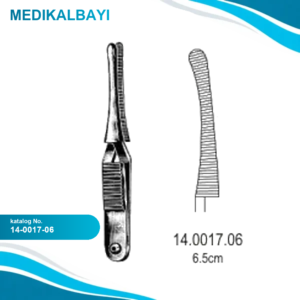 14.0017.06 Johns-Hopkins Hemostatik Forseps Eğri 6.5cm