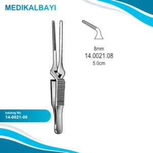 14.0021.08 Diethrich Bulldog Klemp 8mm, 5.0cm