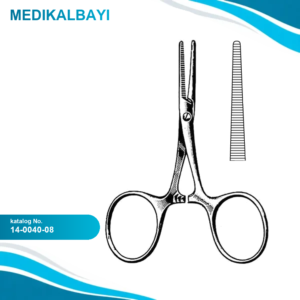 14.0040.08 Carrel Hemostatik Forseps 8.5cm