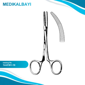 14.0161.18 Spencerwells Arter Forseps Eğri 18cm