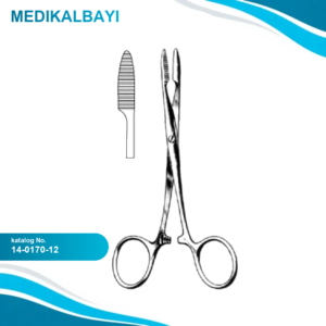 14.0170.12 Pean Hemostatik Forseps Düz 12.5cm