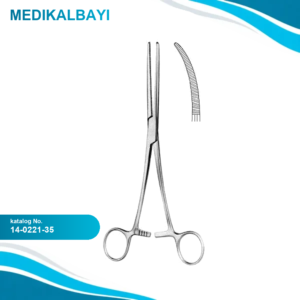 14.0221.35 Rochester Pean Hemostatik Forseps Eğri 35cm