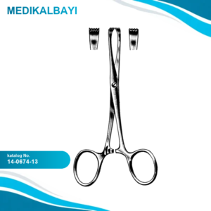 14.0674.13 Tuffier Hemostatik Forseps 13cm