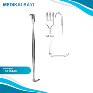 18.0194.16 Senn Mueller (Kilner) Ekartör Çift Taraflı sh. 17cm