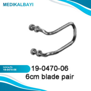 19.0470.06 Lateral Uç, Balfour Ekartör için, çift 6cm