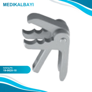 19.0620.10 Beyin Spatulası tutucusu, yuvarlak saplı, LEYLA Ekartör için