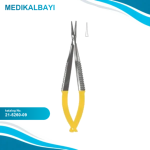 21.5260.09 Castroviejo Mikro Portegü Düz 9cm TC