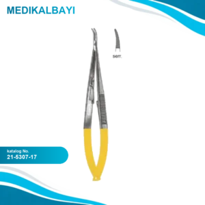 21.5307.17 Castroviejo Portegü Eğri Kilitli 17cm TC