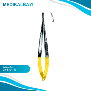 21.5321.10 Castroviejo Portegü Eğri Tırtıksız 10cm TC