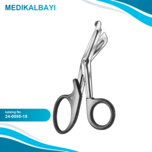 24.0080.15 Üniversal Bandaj Makası Siyah 15cm