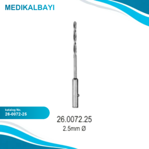 26.0072.25 Matkap Ucu, Stille Sherman El Matkabı için 2.5mm