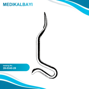 26.0340.26 Kuentscher Rayba, Kaval Kemiği İçin 8mm, 26cm