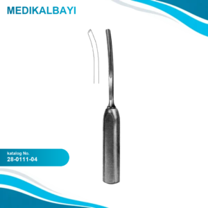 28.0111.04 Lexer Kemik Oyucu Eğri Fiber Sap 4mm 25cm