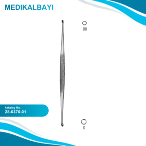 28.0370.01 Martini Çift Taraflı Küret 13.5cm Fig.00/0
