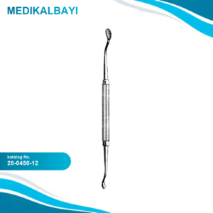 28.0450.12 Miller Kemik Raspası Çift Taraflı Normal Kesim 18cm Fig.12