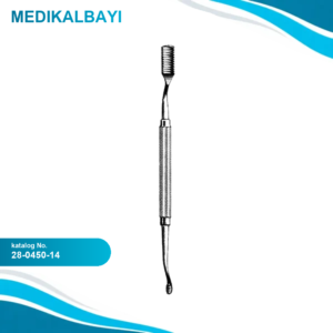 28.0450.14 Miller Kemik Raspası Çift Taraflı Normal Kesim 18cm Fig.14