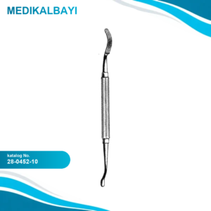 28.0452.10 Miller Kemik Raspası Çift Taraflı Çapraz Kesim 18cm Fig.10c