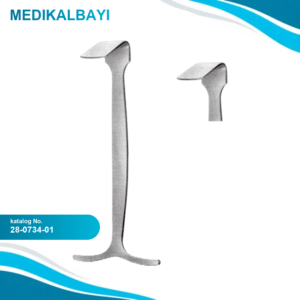 28.0734.01 Smillie Menisküs Ekartörü Açılı 32x19mm, 14.5cm
