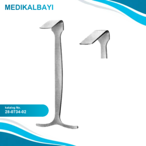 28.0734.02 Smillie Menisküs Ekartörü Açılı 48x19mm, 14.5cm
