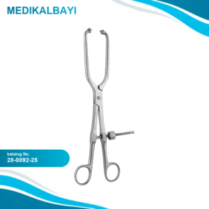28.0892.25 Pelvik Redüksiyon Forsepsi Düz 25cm Sp/Lock