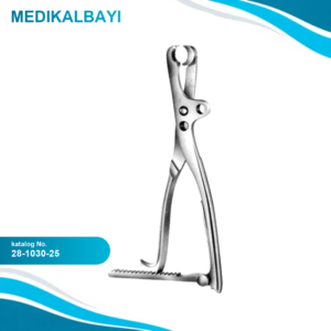 28.1030.25 Lambotte Kemik Tutma Forsepsi 25cm
