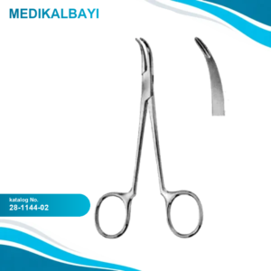 28.1144.02 Sinevektomi Ronjur Forseps Hafif Eğri 2mm, 13cm