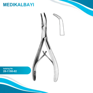 28.1150.02 Kleinert Kutz Sinevektomi Ronjur Forsepsi 2mm, 14cm