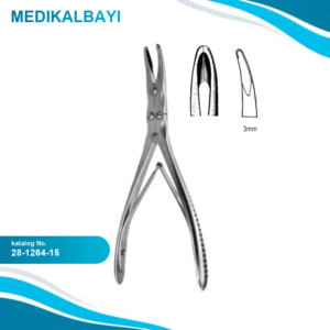 28.1264.15 Geiger Ronjur Hafif Eğri 3mm, 15cm