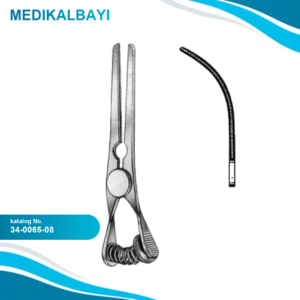 34.0065.08 Glover Buldog Klemp Atravmatik Eğri 7.8cm