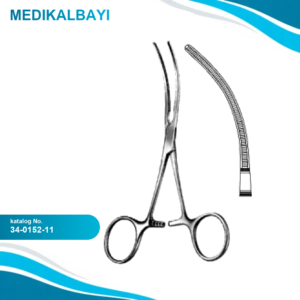 34.0152.11 DeBakey Buldog Atravmatik Forseps 11cm