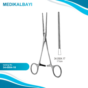 34.0504.16 Cooley Atravmatik Klemp 41mm, 16cm